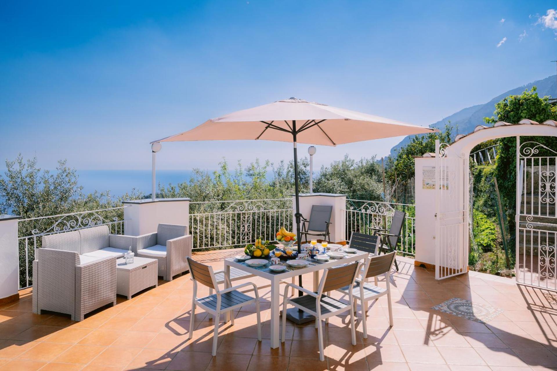 Infinity Experience Casa Vacanza Incantevole Con Terrazzo 斯卡拉 外观 照片